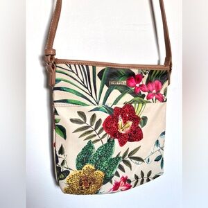Desigual floral sequin shoulder bag